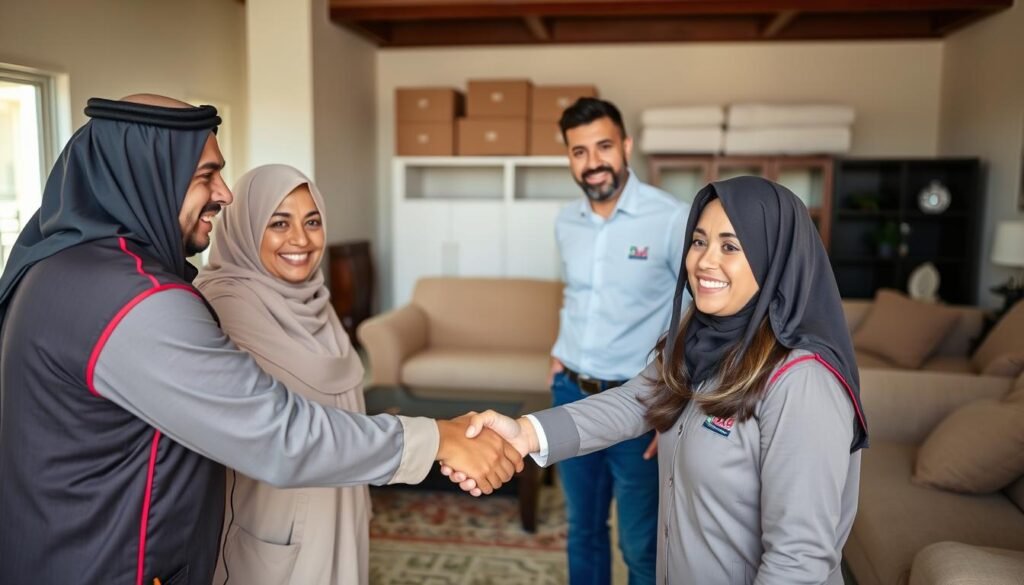 عملاء سعداء بخدمة نقل العفش من مكة إلى جدة