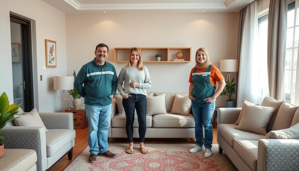 عملاء سعداء بخدمة نقل عفش من مكة إلى أبها