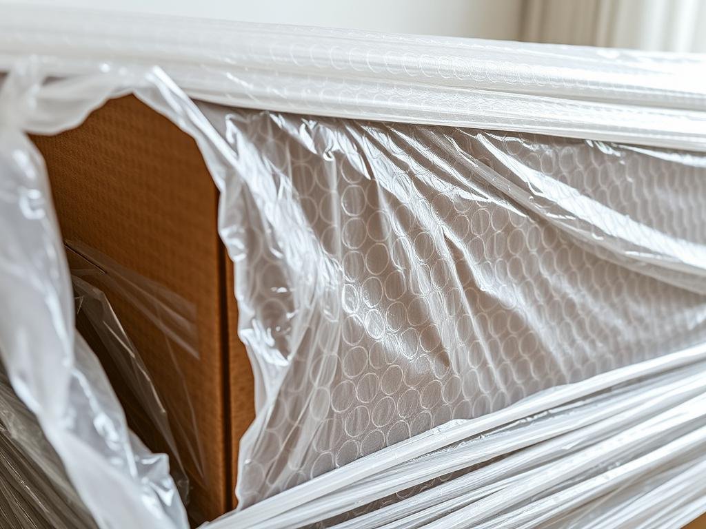 عملية تغليف أثاث منزلي بمواد عالية الجودة من الشركة العربية