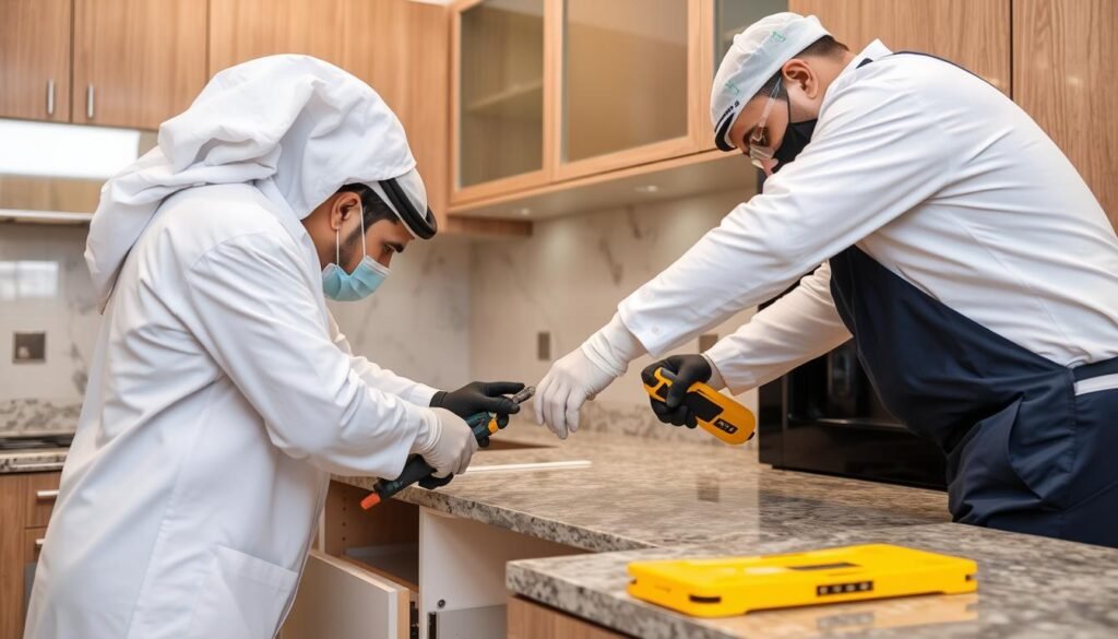 عملية فك وتركيب مطابخ داخل جدة بواسطة فنيين متخصصين