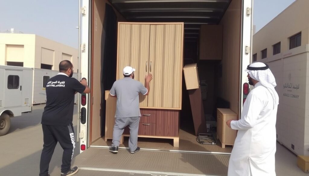 عملية نقل أثاث مع فك وتركيب مطابخ داخل جدة