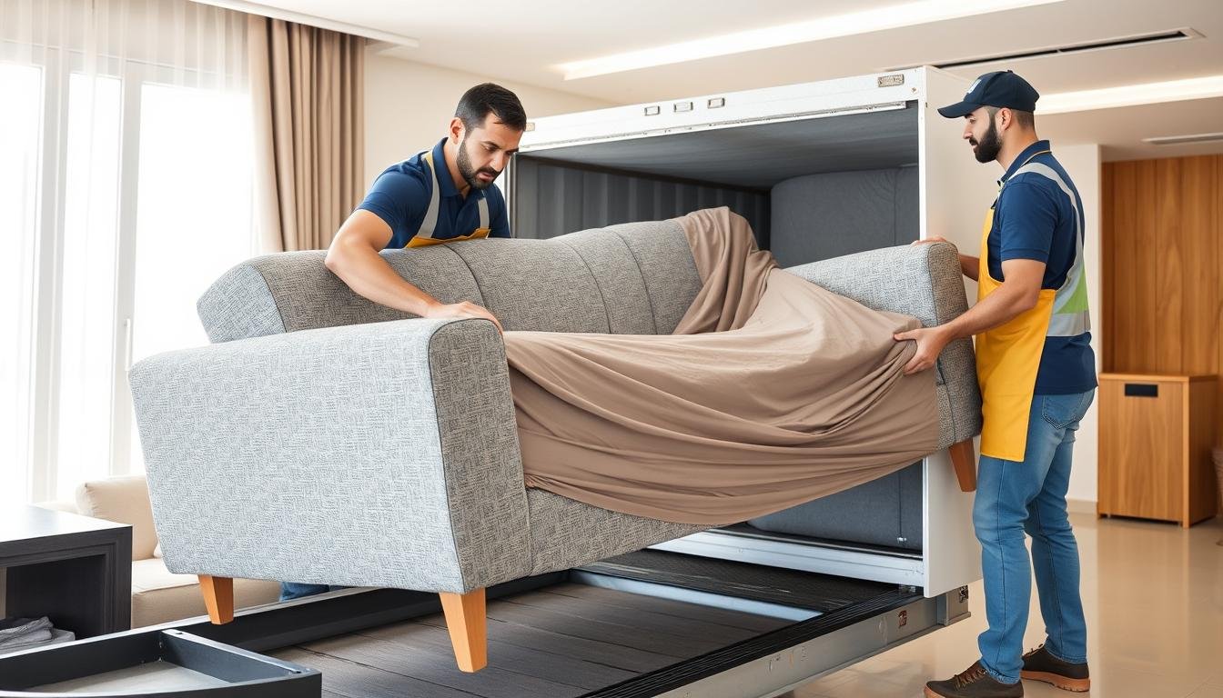 فريق الشركة العربية المحترف لنقل الأثاث مع ضمان على التركيب داخل جدة