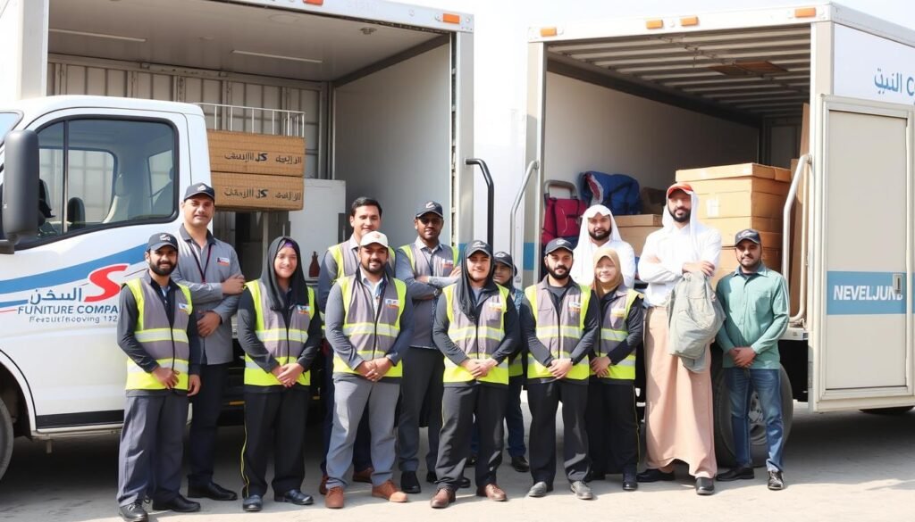 فريق الشركة العربية المحترف لنقل العفش بجدة