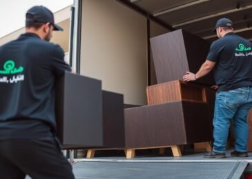 فريق الشركة العربية لنقل الأثاث الداخلي داخل جدة