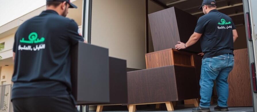 فريق الشركة العربية لنقل الأثاث الداخلي داخل جدة