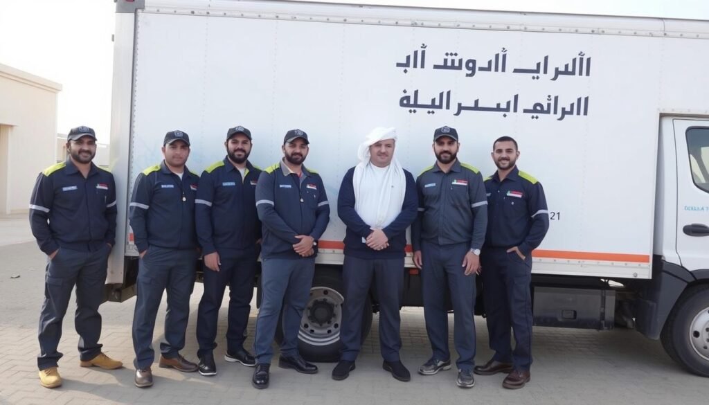 فريق الشركة العربية لنقل غرف النوم والمفروشات داخل جدة