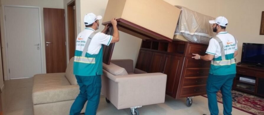 فريق الشركة العربية يقوم بنقل أثاث منزلي داخل جدة بطريقة احترافية
