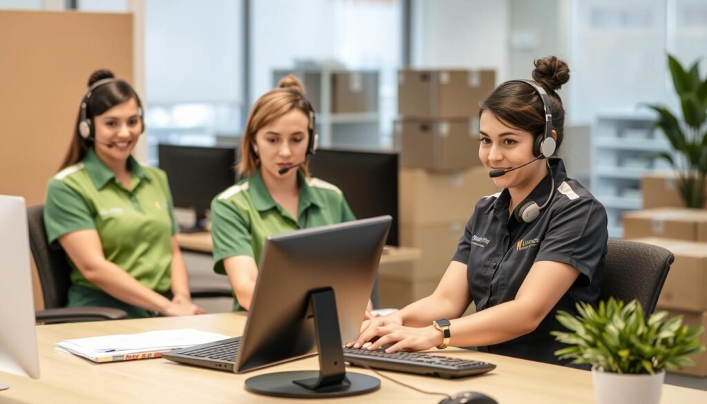 فريق خدمة العملاء المتخصص في نقل العفش من مكة إلى تبوك