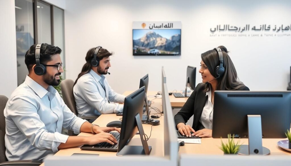 فريق خدمة العملاء في الشركة العربية لنقل أثاث إلكترونيات وأجهزة منزلية داخل جدة