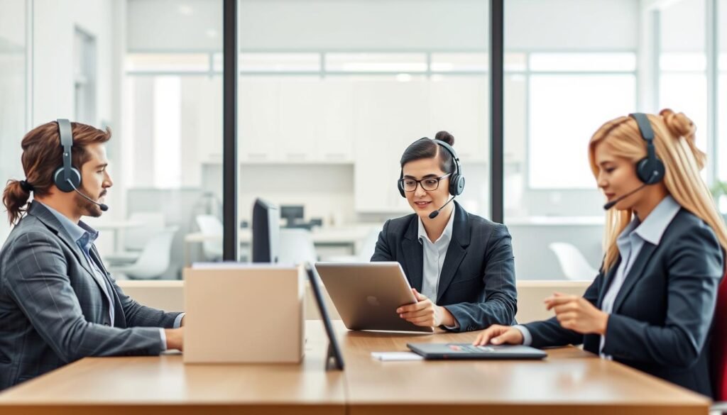 فريق خدمة العملاء في الشركة العربية لنقل أثاث جدة