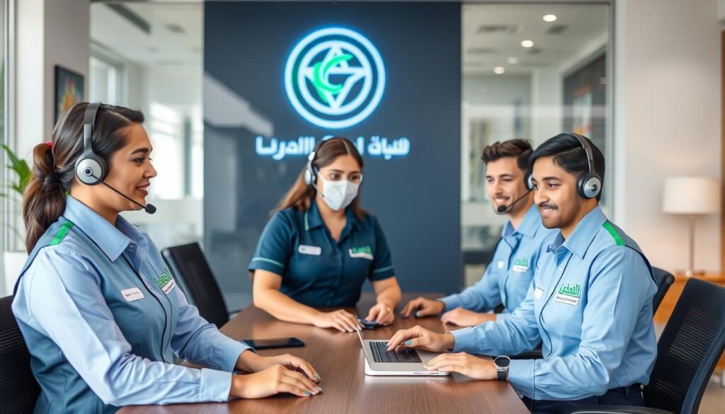 فريق خدمة العملاء في الشركة العربية لنقل العفش بجدة