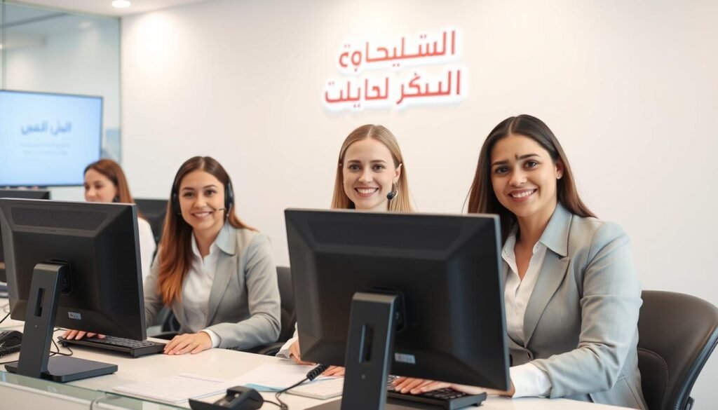 فريق خدمة العملاء من الشركة العربية جاهز للرد على استفساراتكم