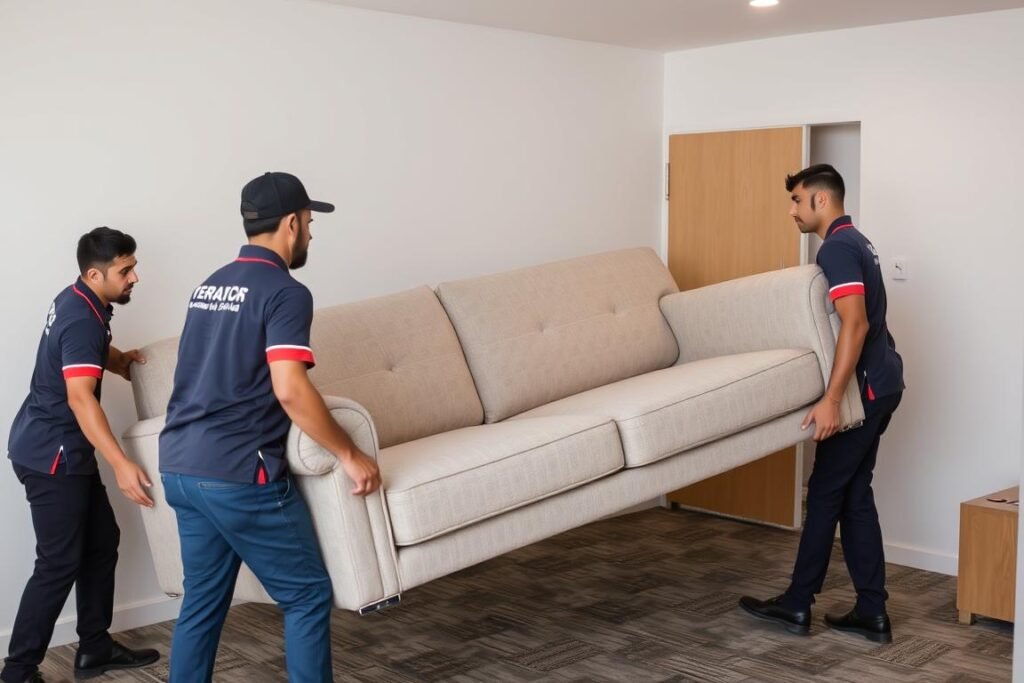 فريق عمل محترف في نقل أثاث بخبرة طويلة داخل جدة