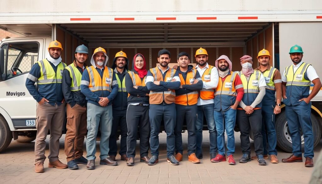 فريق عمل محترف لنقل العفش من الجبيل إلى المدينة المنورة