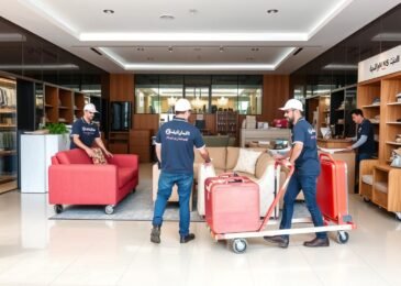 فريق متخصص في نقل أثاث المحلات داخل جدة