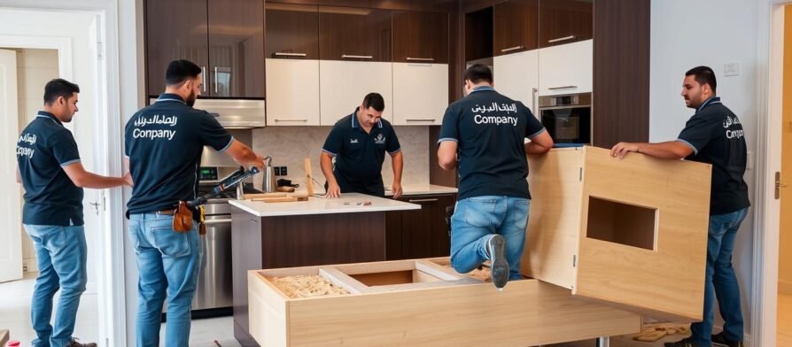 فريق متخصص في نقل أثاث مع فك وتركيب مطابخ داخل جدة