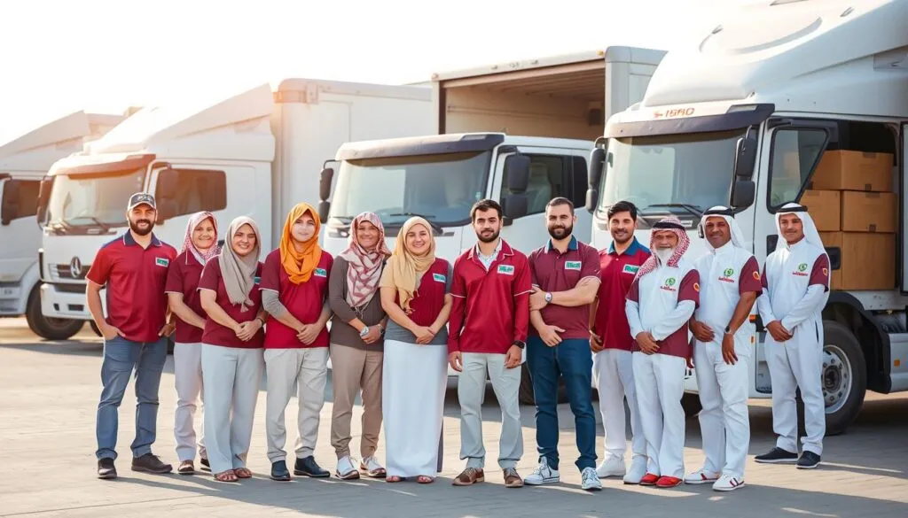 فريق متخصص في نقل العفش من الجبيل إلى ضباء