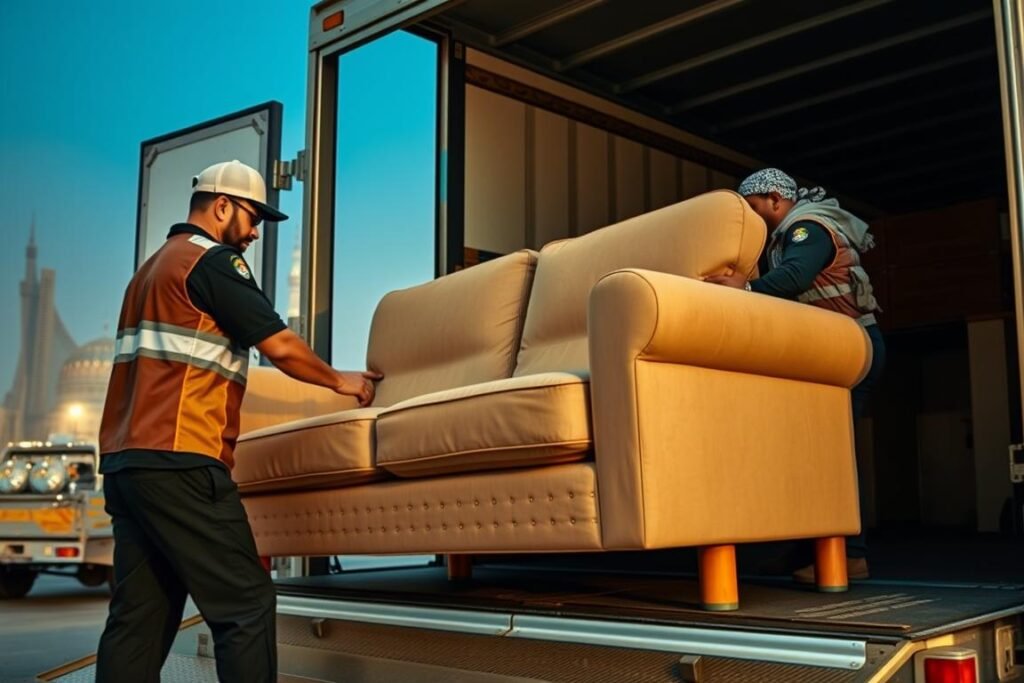 فريق متخصص في نقل عفش من الجبيل إلى مكة