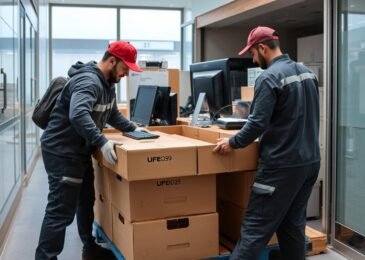 فريق متخصص في نقل مكاتب وتجهيزات داخل جدة