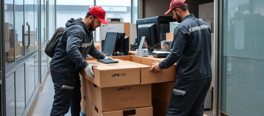 فريق متخصص في نقل مكاتب وتجهيزات داخل جدة