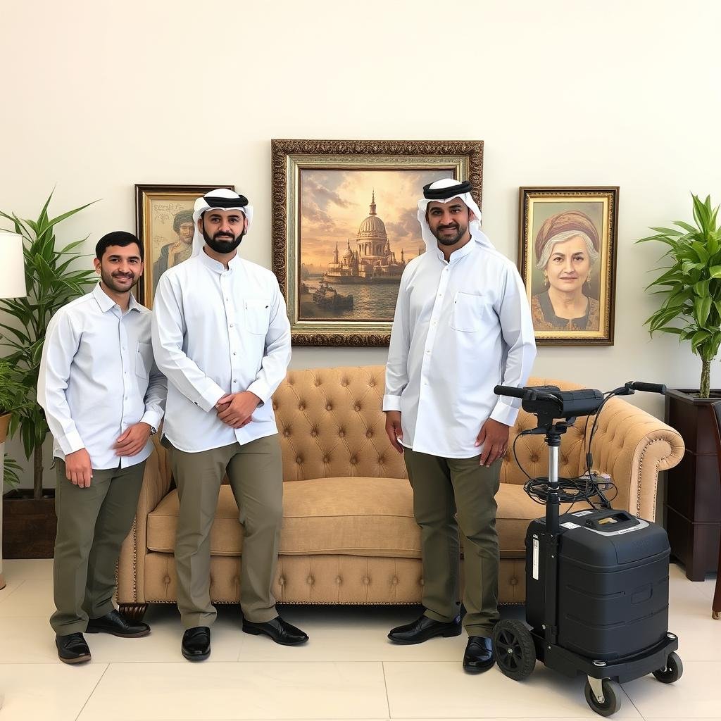 فريق متخصص من الشركة العربية لنقل الأثاث