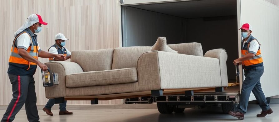 فريق متخصص من الشركة العربية ينقل أثاث ثقيل داخل جدة بدون خدوش