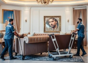 فريق متخصص من الشركة العربية ينقل أثاث فلل وقصور داخل جدة