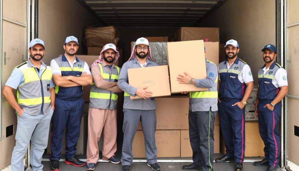 فريق محترف لنقل العفش من الجبيل إلى النعيرية