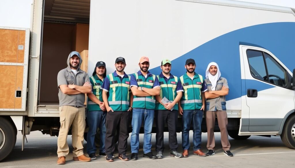 فريق محترف لنقل العفش من الجبيل إلى تبوك