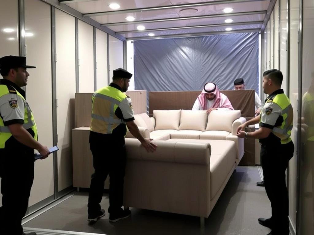 فريق محترف لنقل العفش من الجبيل إلى رأس تنورة