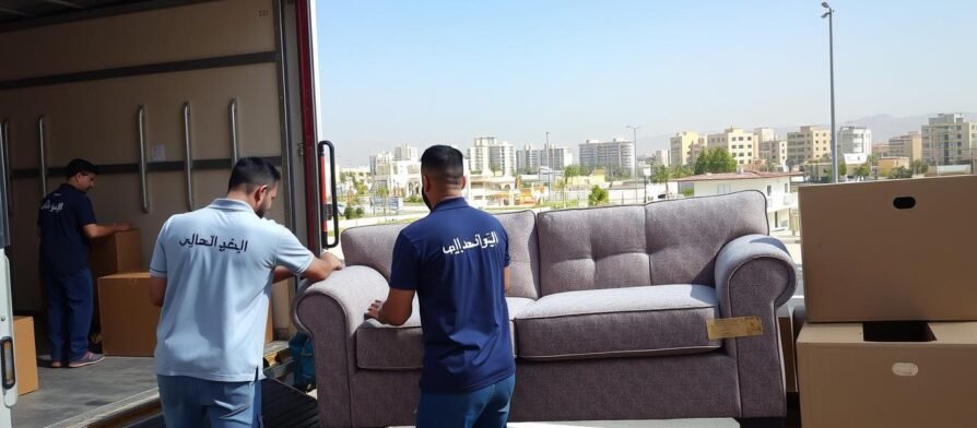 فريق محترف من الشركة العربية ينقل أثاث في جدة