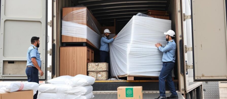 فريق محترف يقوم بتغليف وتحميل الأثاث من الجبيل إلى الليث