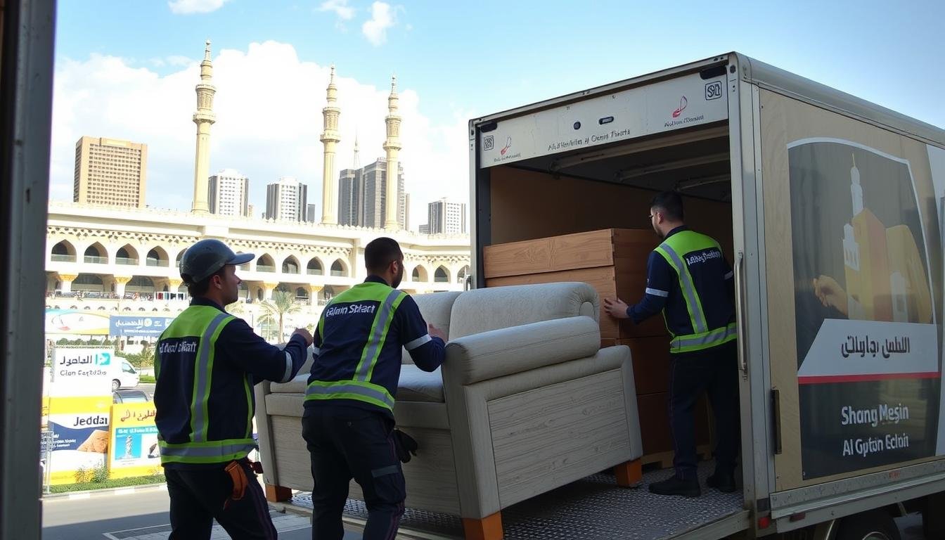 فريق محترف ينقل عفش من مكة إلى حي الصفا جدة