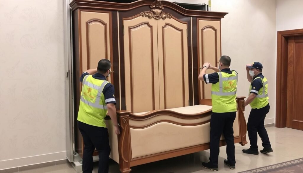 فريق محترف ينقل غرف نوم ومفروشات داخل جدة