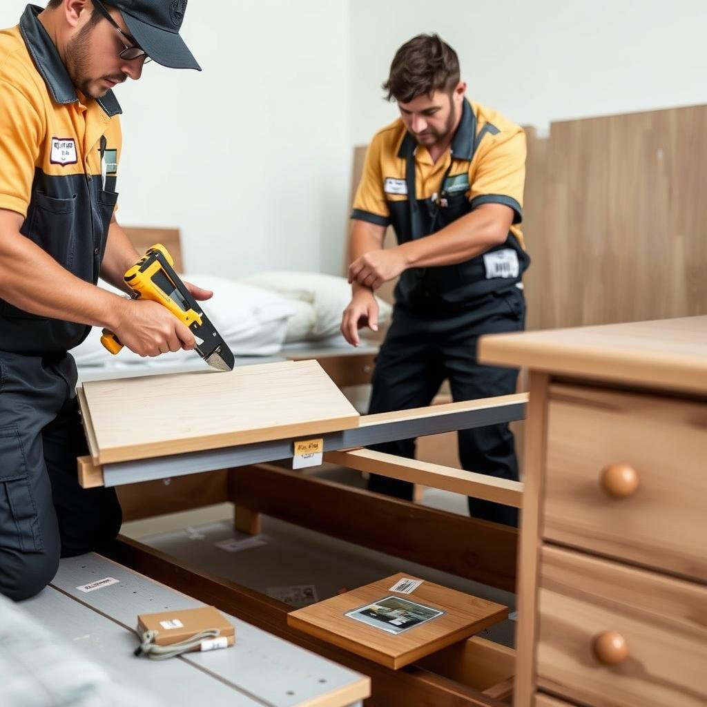 فك وتركيب الأثاث بواسطة فنيين محترفين في نقل عفش من الجبيل إلى بريدة فك وتركيب الأثاث بواسطة فنيين محترفين في نقل عفش من الجبيل إلى بريدة