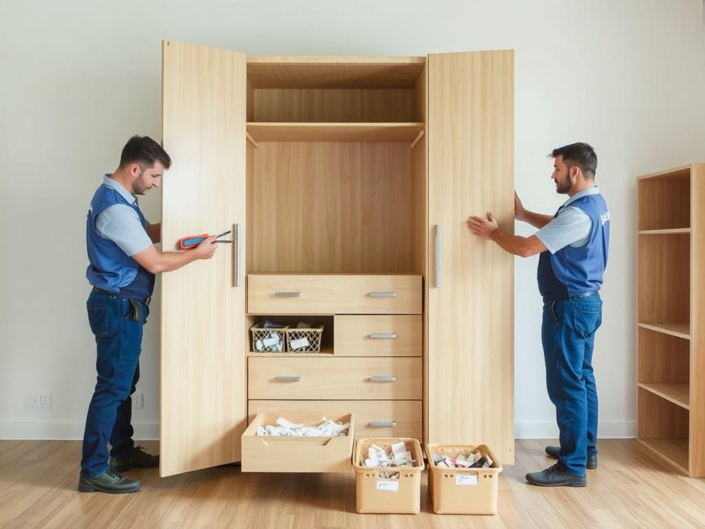 فك وتركيب الأثاث عند نقل العفش من الجبيل إلى الرميلة