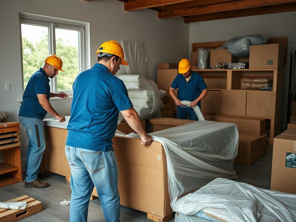 فك وتغليف الأثاث بمواد عالية الجودة