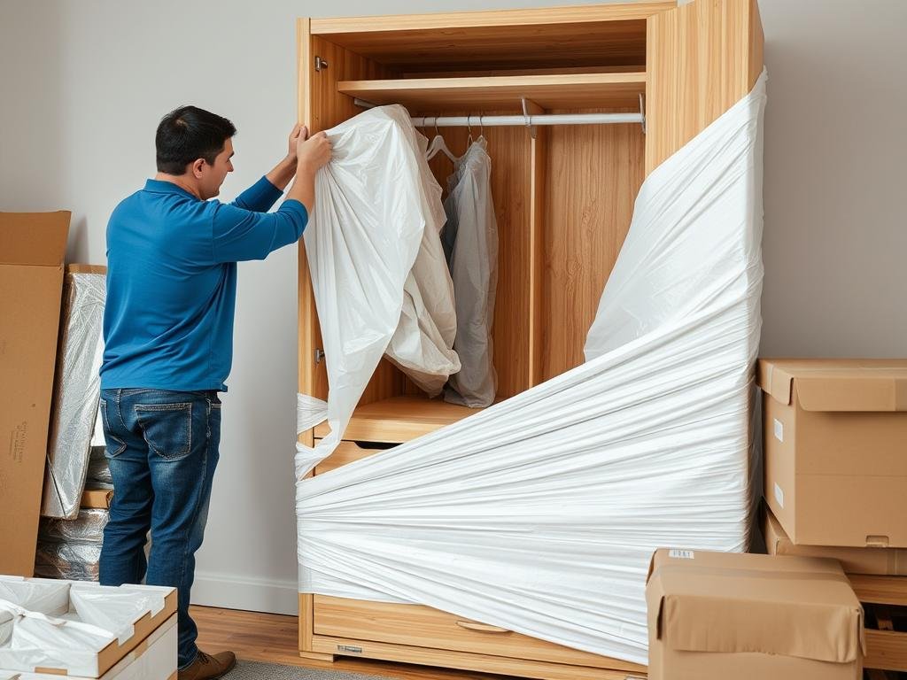 فك وتغليف الأثاث في خدمة نقل عفش من الجبيل إلى ينبع