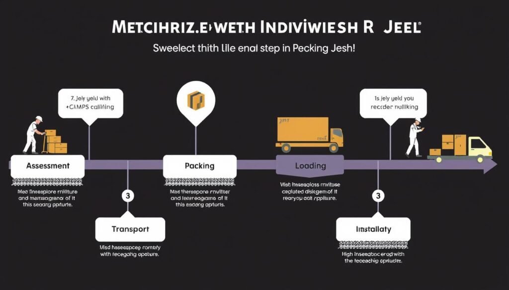 مراحل نقل الأثاث الداخلي داخل جدة مع الشركة العربية