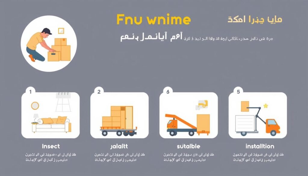 مراحل نقل الأثاث مع أفضل خدمة نقل أثاث داخل جدة