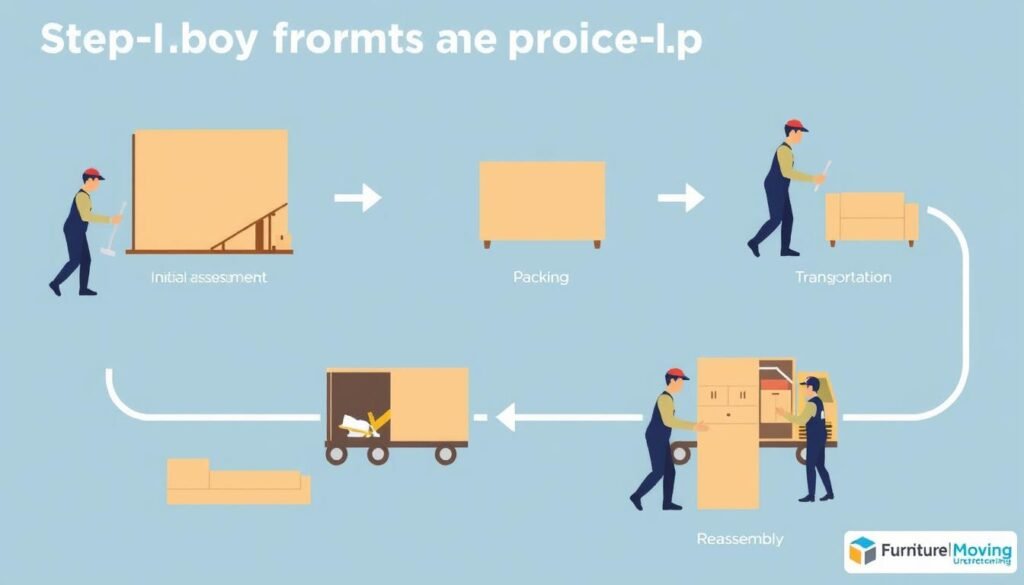 مراحل نقل الأثاث مع الشركة العربية في جدة