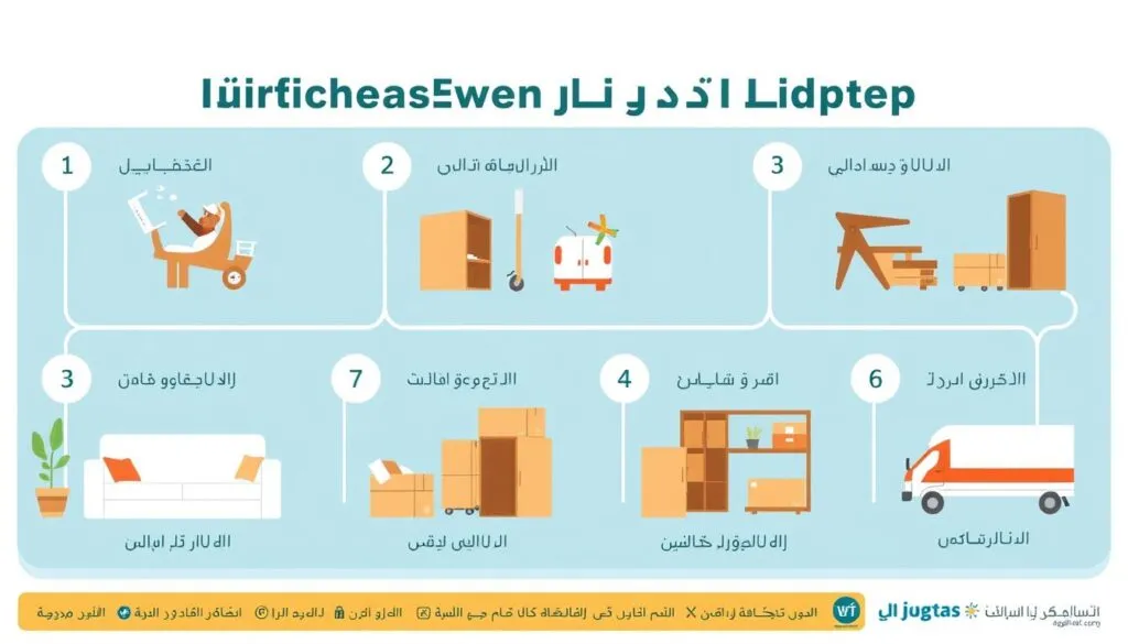 مراحل نقل العفش داخل جدة مع الشركة العربية مراحل نقل العفش داخل جدة مع الشركة العربية