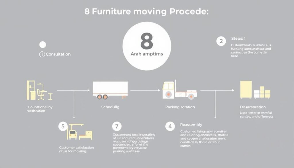 مراحل نقل العفش داخل جدة مع الشركة العربية