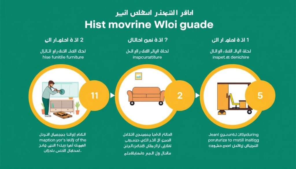 مراحل نقل العفش مع الشركة العربية في جدة