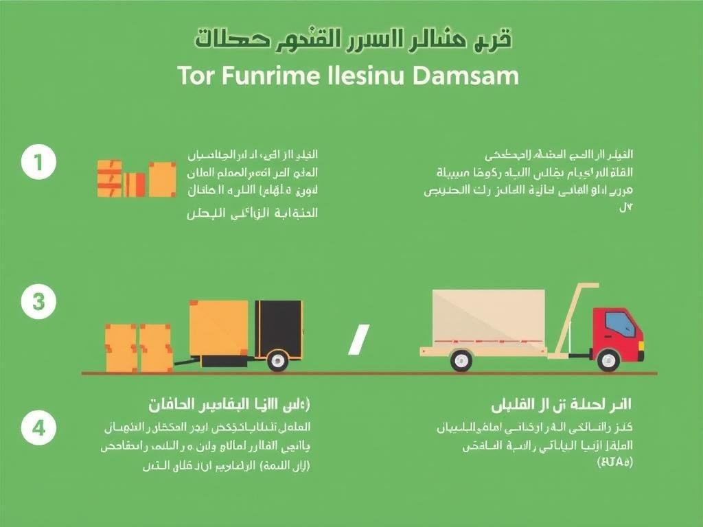 مراحل نقل العفش من الجبيل إلى الدمام بخطوات احترافية