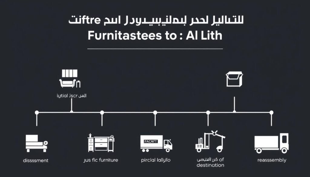 مراحل نقل العفش من الجبيل إلى الليث بشكل منظم ومحترف مراحل نقل العفش من الجبيل إلى الليث بشكل منظم ومحترف