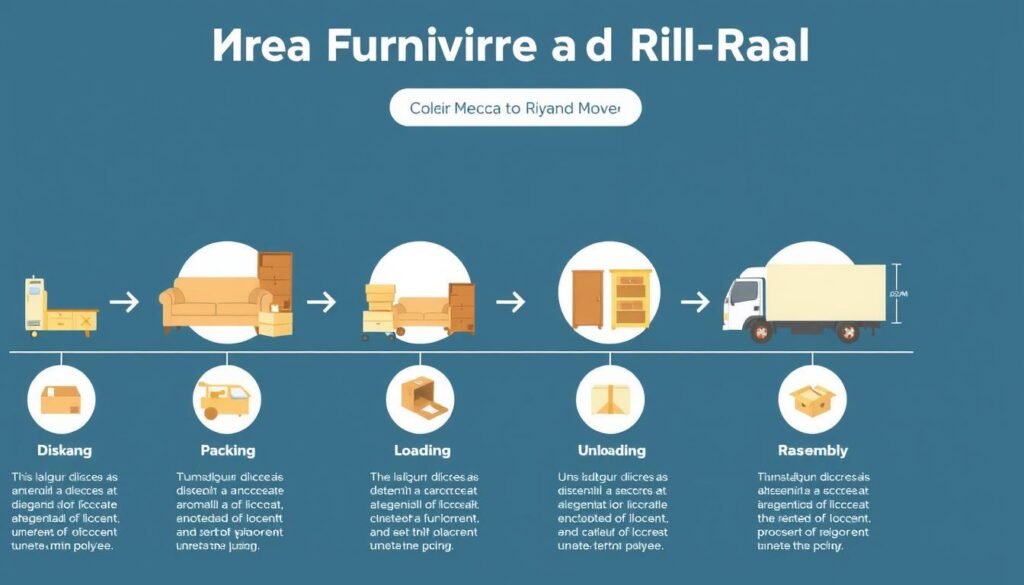 مراحل نقل العفش من مكة إلى الرياض