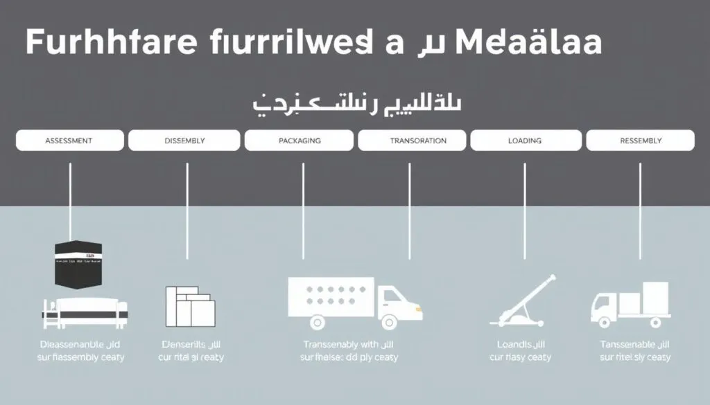 مراحل نقل العفش من مكة إلى المدينة المنورة