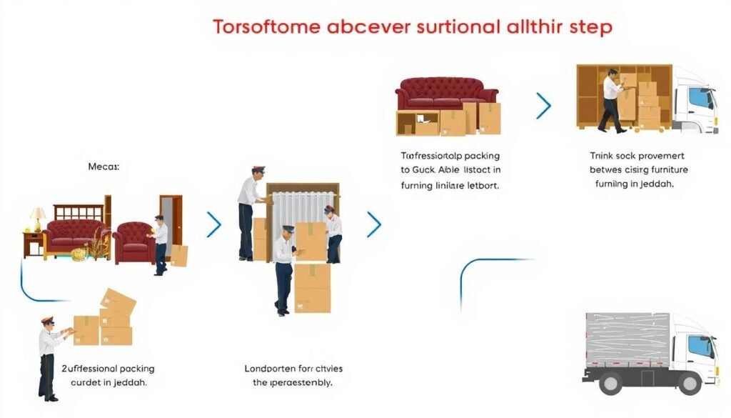 مراحل نقل العفش من مكة إلى حي الكندرة جدة بخطوات منظمة