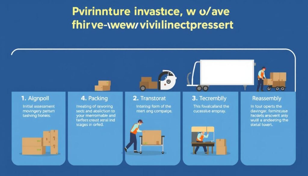 مراحل نقل عفش خفيف وثقيل داخل جدة مع الشركة العربية